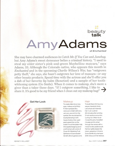 Amy- In Style Magazine Nov 07