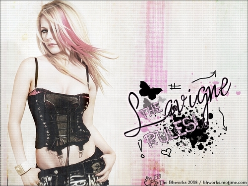  Avril Lavigne Bhworks ukuta