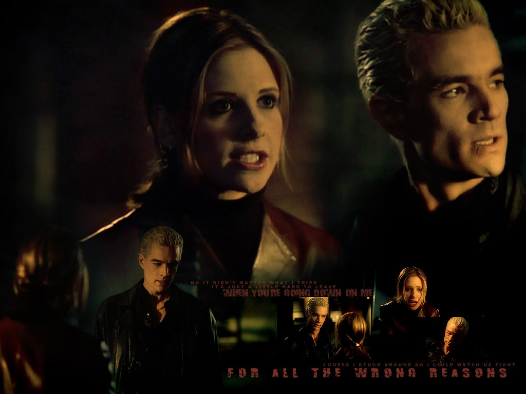 Spike vs Buffy's Addiction Wallpaper: Buffy & Spike.
