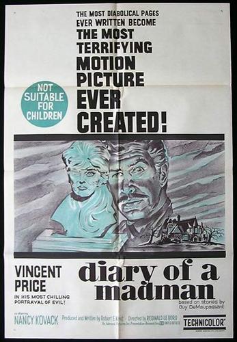  Diary Of A Madman poster