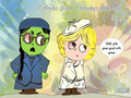 Elphaba & Glinda - wicked fan art