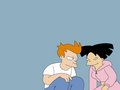 Fry & Amy - futurama wallpaper