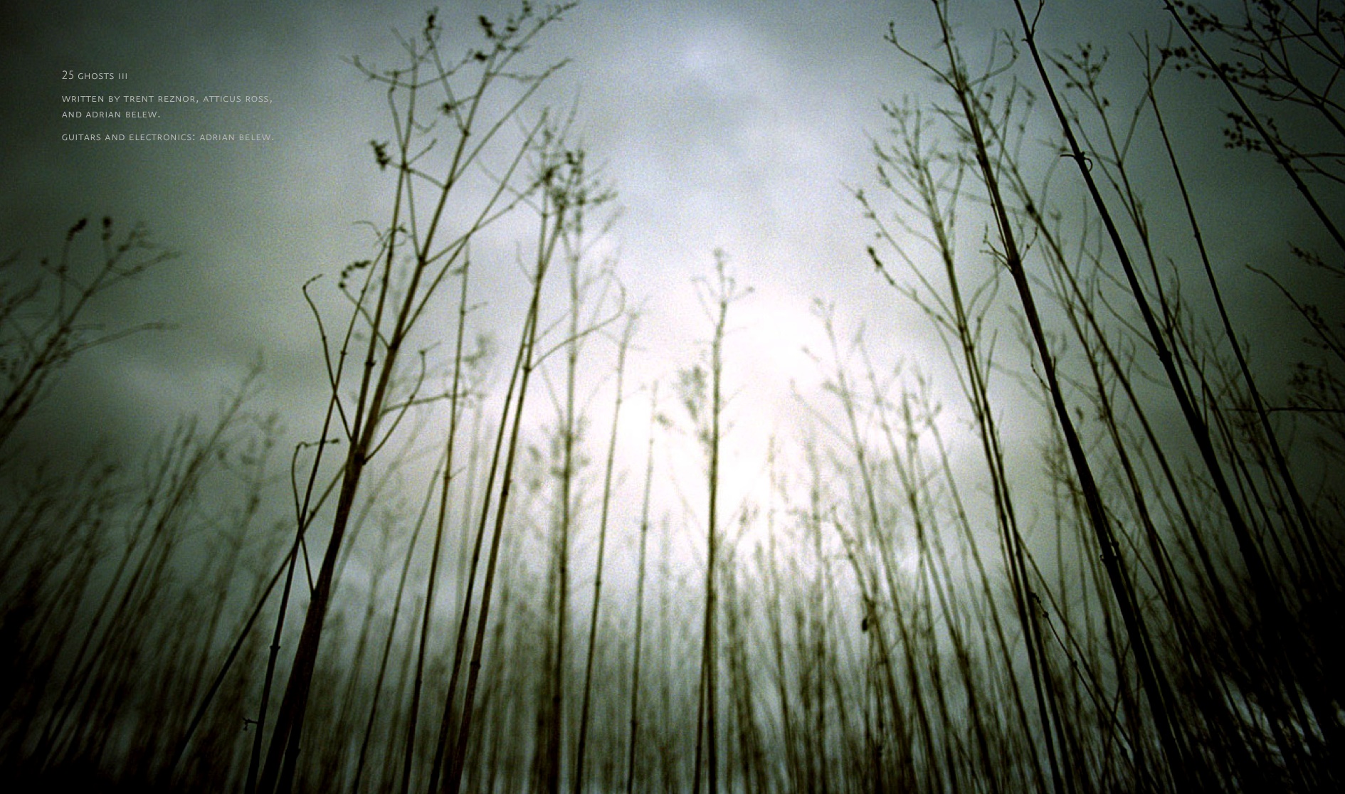 Ghosts I-IV - Nine Inch Nails Photo (848627) - Fanpop