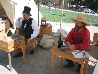 Gold Rush Days People in Costume
