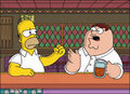 Homer Vs Peter - the-simpsons-vs-family-guy photo