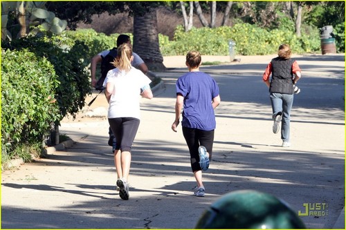 Lauren and Lo Running