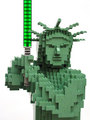 Lego Statue of Liberty Jedi - lego photo