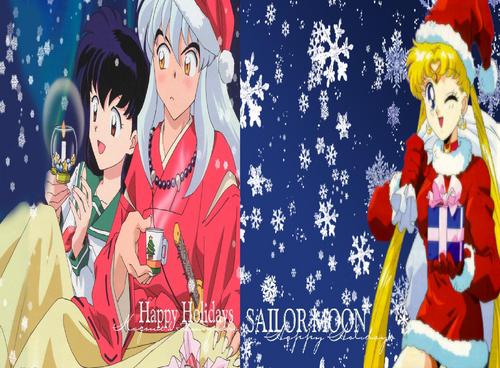  Mary X-mas frome इनुयाशा Kegome and Sailor moon