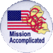 Mission Accomplished - debate icon