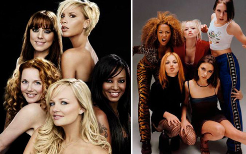 spice girls then and now