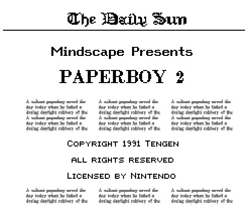  Paperboy II