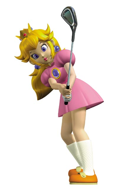 hot princess peach pictures. Princess Peach - Mario Golf
