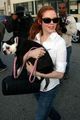 Rose takes her dog to her hairdresser in Beverly Hills. - rose-mcgowan photo
