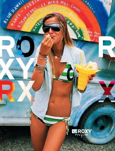 Roxy surfing poster/ads