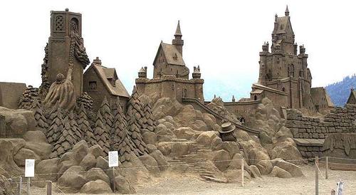  Sand istana, castle