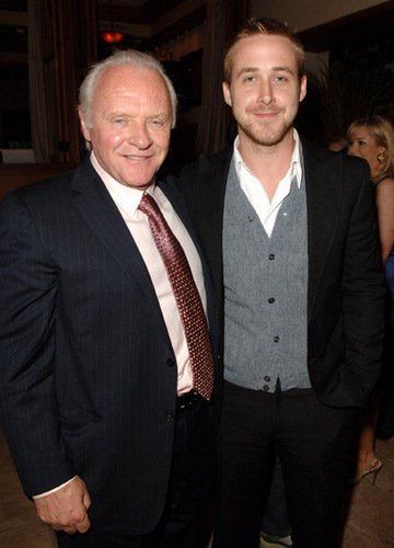  Sir Anthony Hopkins with Ryan oison, gosling