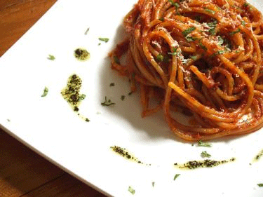 mì ống ý, spaghetti