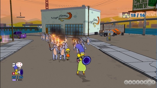  The Simpsons Game Screens