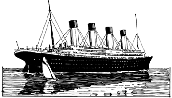  泰坦尼克号 drawing