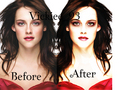 bella as a vampire - twilight-series fan art
