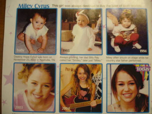  miley little to now