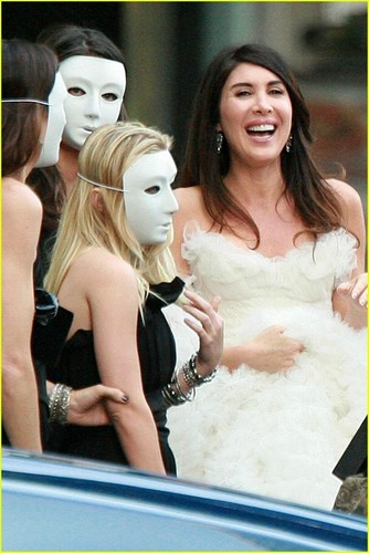 mk&a at a masked wedding