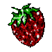strawberry glitter - glitter icon