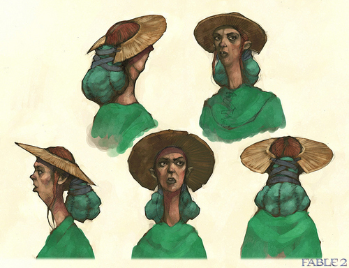  Fable 2 concept art "Hat"