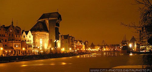 Gdansk by night (Poland)
