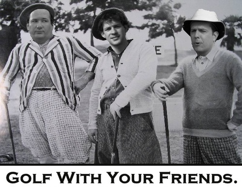 The Three Golfers