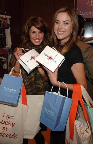 JESSICA STROUP WITH FRIEND SHENAE GRIMES
