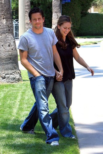  Jennifer and Ross take a walk