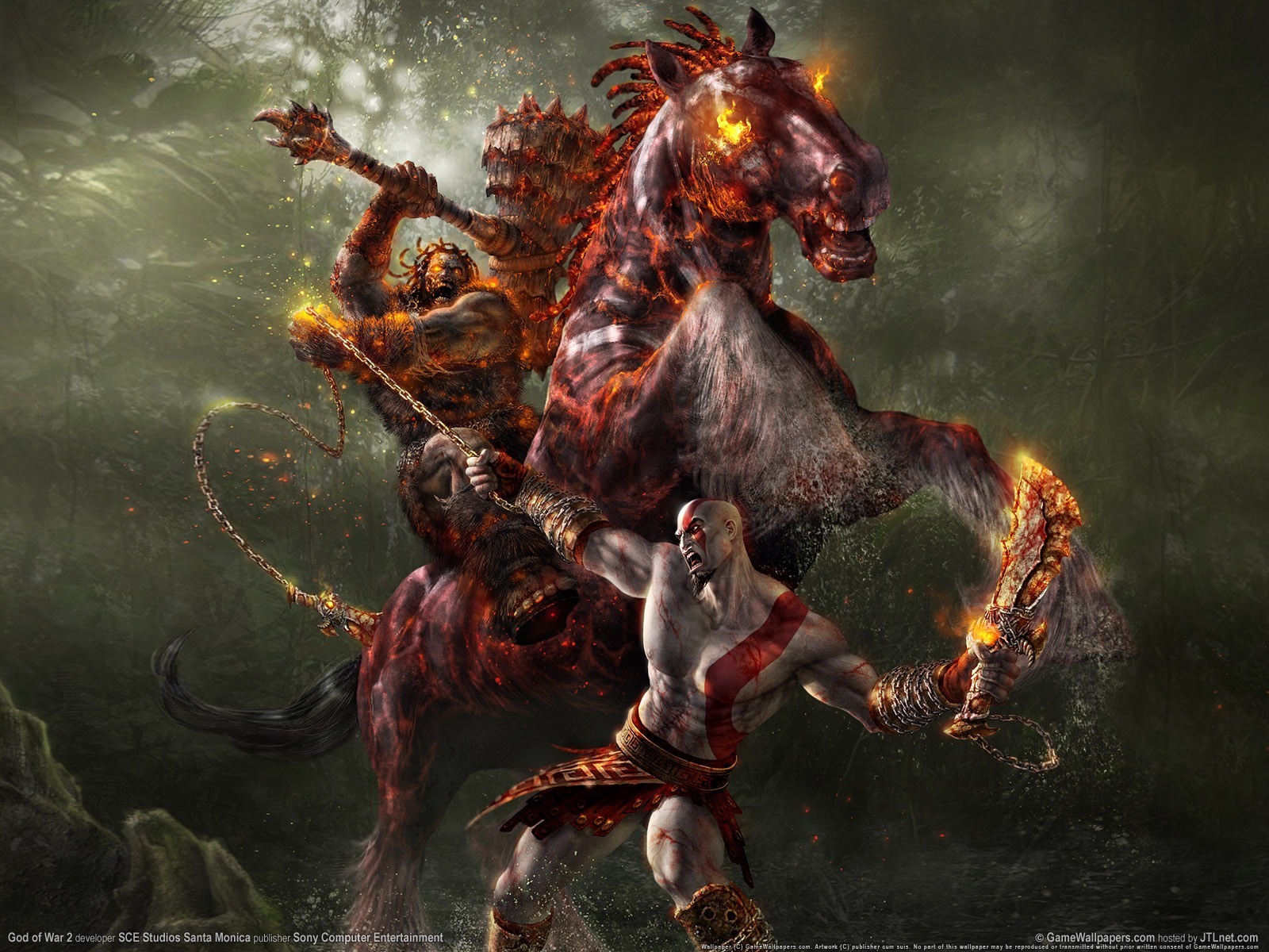 Kratos &amp; Horse - God of War Photo (1481671) - Fanpop