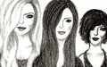 Rosalie, Bella, Alice - twilight-series fan art