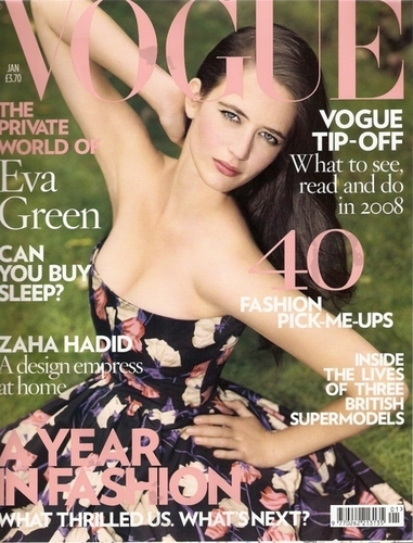 Vogue UK: January 2008 - Eva Green
