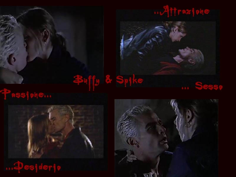 Wallpaper of Buffy & Spike for fans of Spike vs Buffy's Add...