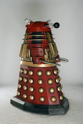  Davros and the Red Dalek