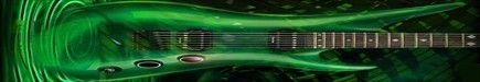  Green gitar Banner