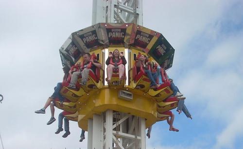  Me and My sister on the Panic Plunge