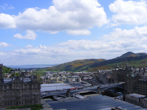 view from scot monument