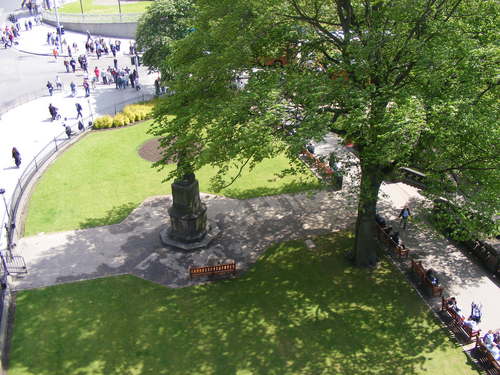 view from the scot monument