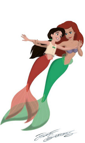  Ariel and Mel-Mel!