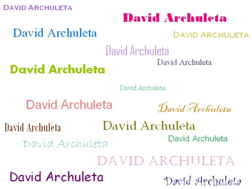  David Archuleta, David Archuleta, etc.