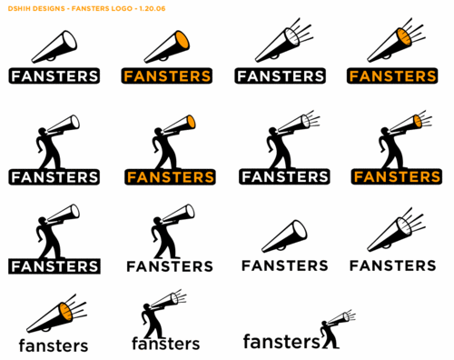  潮流粉丝俱乐部 History: Fansters Logos
