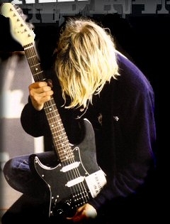  Kurt Cobain who use to be in Nirvana