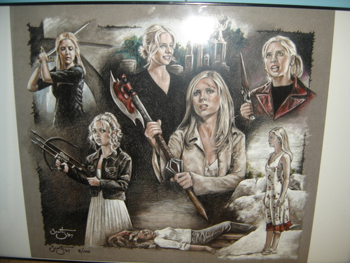  Buffy framed artwork