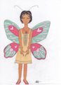 Butterfly girl - anime fan art