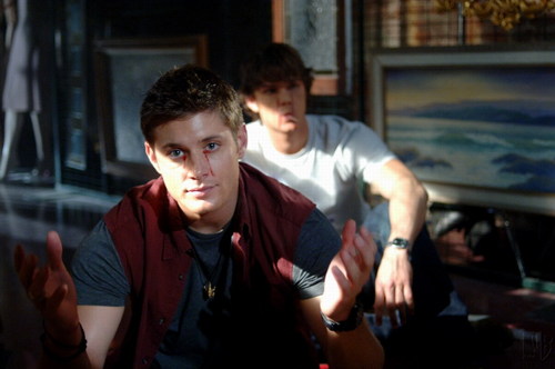  Jensen & Jared as Dean & Sam