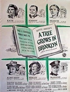  A 木, ツリー Grows In Brooklyn vintage ad