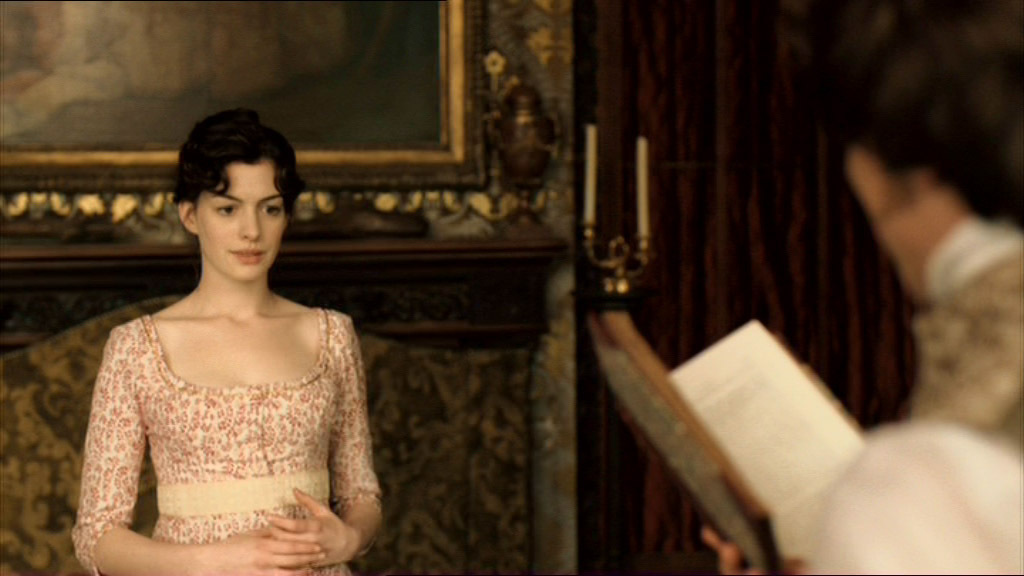 Image of Anne Hathaway in Becoming Jane for fans of Actresses. 